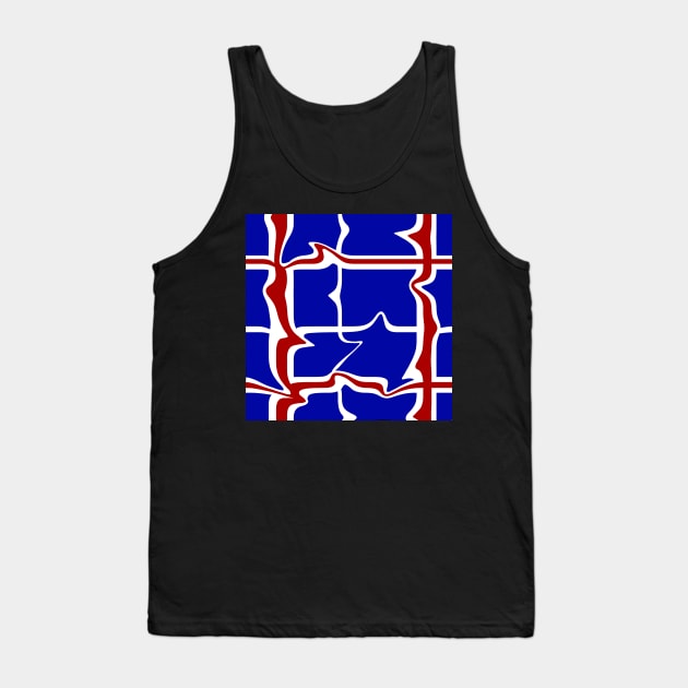 Distorted squares Tank Top by TiiaVissak